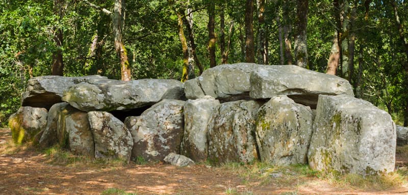 Sentier vers les menhirs