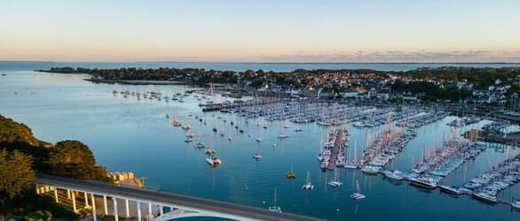 Drone photo of La-Trinité-sur-Mer