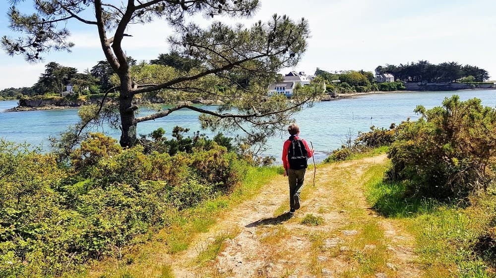 4. Towards the Ria d'Étel from Plouhinec