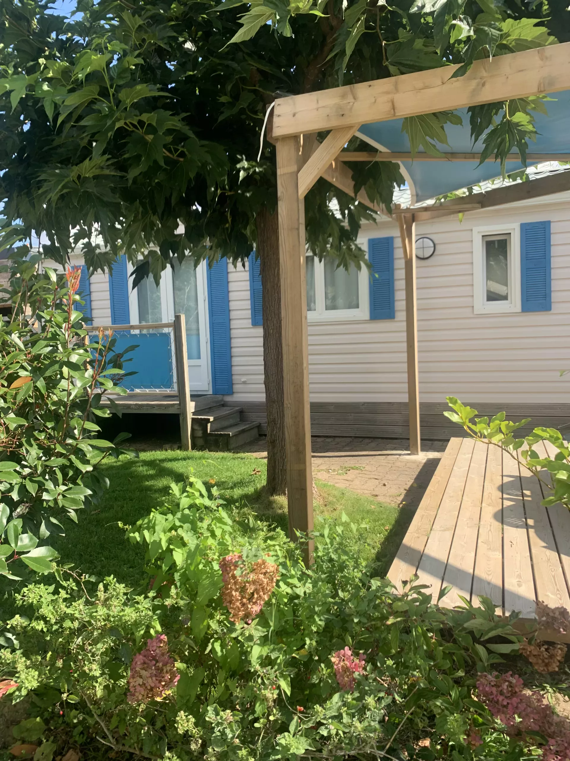 Mobile-Home 2 chambres confort extérieur